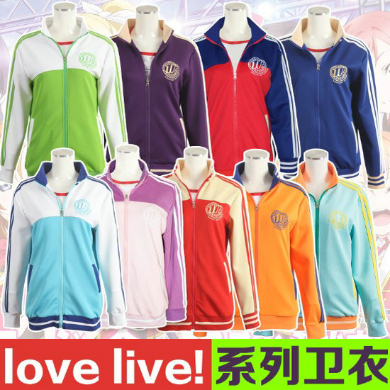 LoveLive 运动服 偶像团体μ s卫衣外套 动漫感谢祭剧场版衣服装在类目 模玩/动漫/周边/cos/桌游, Cosplay服饰/道具/服务, Cosplay女装中 - 来自Buy2taobao.com提供专业的淘宝代购服务