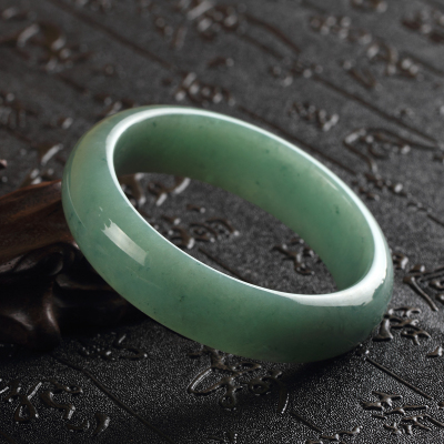 盛起珠宝 冰油青种水润手镯 内径60.2mm