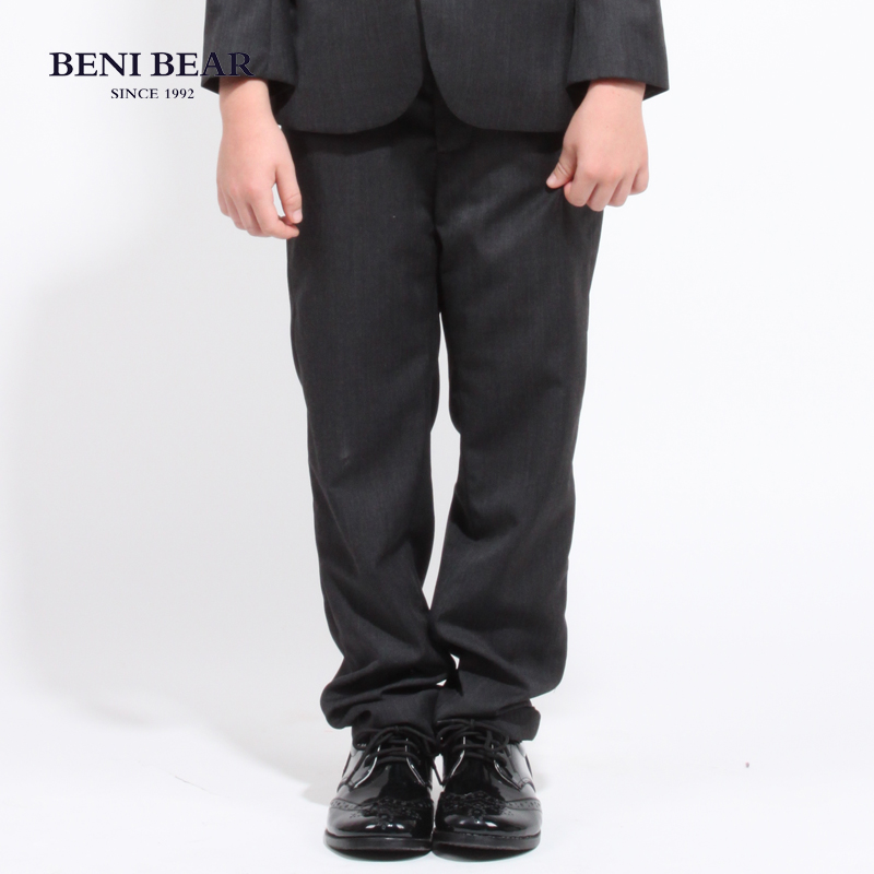 BENI BEAR邦尼熊童裝 男童西裝禮服套裝 中大童演出服純黑長褲