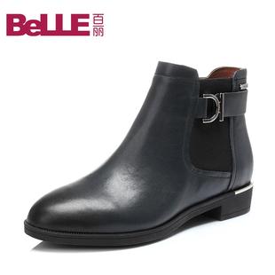 百達翡麗專櫃 Belle 百麗冬專櫃同款牛皮女短靴BMT40DD6 百達翡麗價格