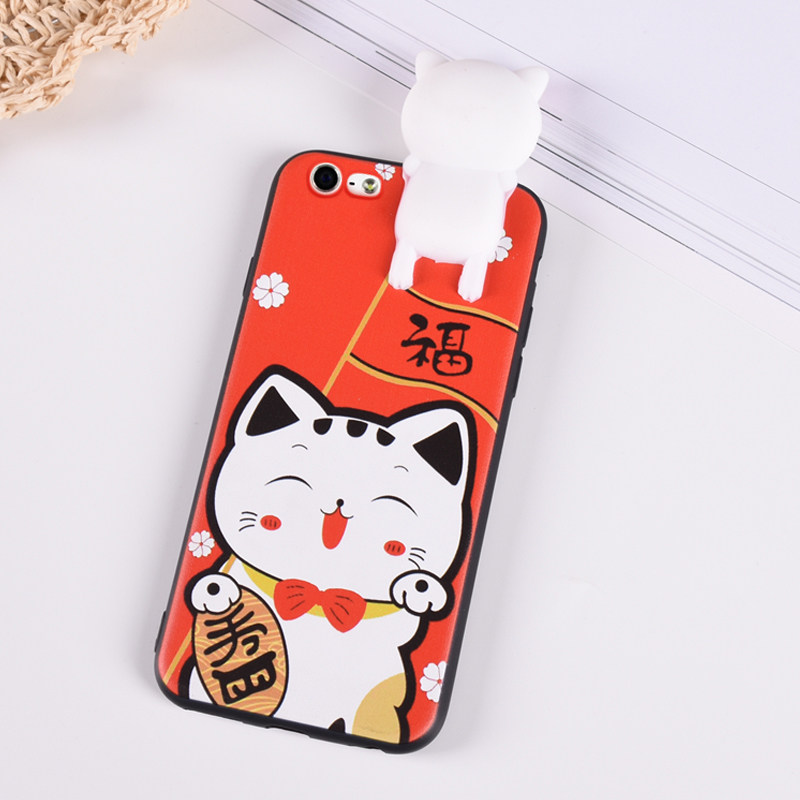 米多多 iPhone6\/6 Plus\/6s招财猫手机壳15元优