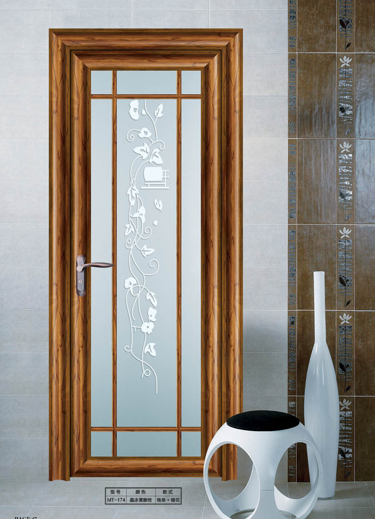 美心 钛镁合金厨卫平开门 阳光系列mt-184 平米售价 电泳黄酸枝色已售