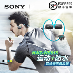 顺丰 Sony/索尼 NWZ-WS615 16G头戴式运动蓝牙MP3无线播放器防水