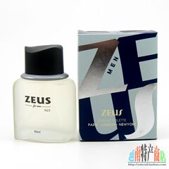 越南ZEUS宙斯爵士香水 草木香 23号90ML 男士香水