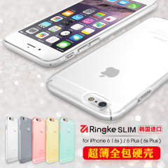 Ringke Slim苹果6s手机壳iphone6plus4.7超薄透明全包硬壳套挂绳