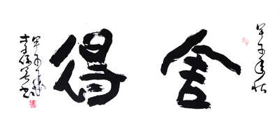 河南书协 李保善 《舍得》