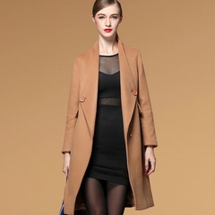 羊毛呢子大衣2015秋冬新款时尚欧美中长款毛呢外套 宝瑞姿BSD7016