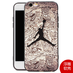 苹果6s手机壳硅胶软壳iPhone6plus保护套男款飞人乔丹篮球科比潮