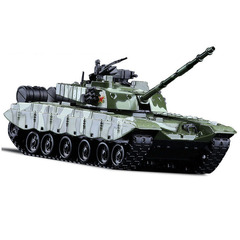 合金坦克模型中国主战坦克T-99装甲战车军事玩具儿童礼物声光盒装