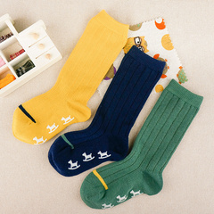 卡特兔婴儿秋冬季0-2-4岁保暖袜高筒袜三双礼盒装