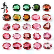 Tokai family tourmaline ring face of pure colored polished stone rings fashion jewelry can be customized girl