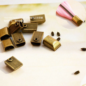 二手【满38元包邮】金属拉链尾夹,绳夹,包包配件