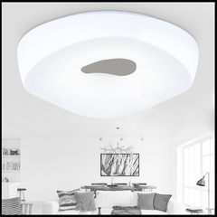 现代个性创意LED主卧室吸顶灯简约客厅大气圆形书房间灯具调光