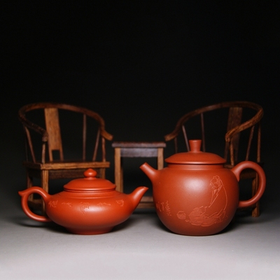 国家级高级工艺美术师 何忍群 静心对壶230cc 160cc