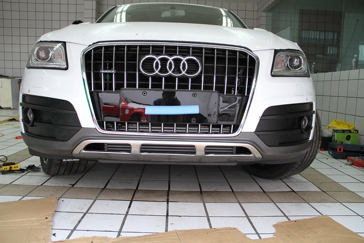 13-15款奥迪q3 q5前后下护板 前后杠 进口越野款大包围改装配件