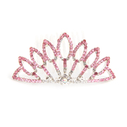 Baojing children hair ornaments cute Princess rhinestone Crown comb comb comb bangs girl inserting issuing performance headwear