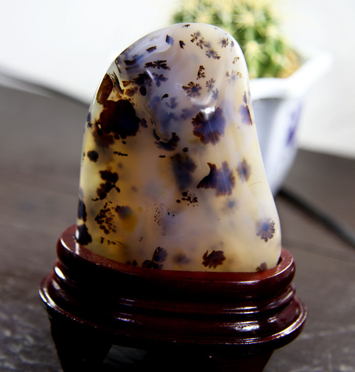 水玉冰魄 天然水草玛瑙摆件 风花雪月 骑龙观音 海洋玉髓奇石摆件