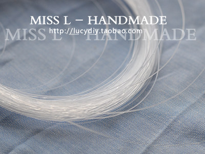 misslx05优质加粗透明04mm鱼线水晶线手工diy串珠1米价