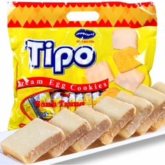 进口越南特产友谊食品零食TIPO鸡蛋牛奶面包干300(345)g早餐饼干