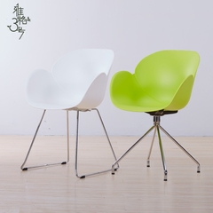 欧式伊姆斯椅北欧塑料凳子新中式餐椅休闲椅现代简约个性创意椅子
