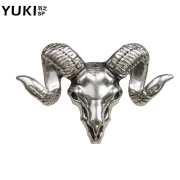 YUKI men''s skeleton suit pin brooch suit RAM Europe fashion boys club accessories