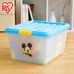 爱丽思IRIS迪士尼儿童塑料透明收纳箱宝宝玩具整理箱衣物储物箱子