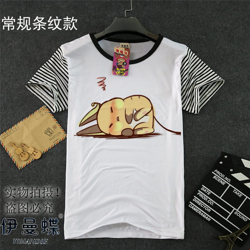 神奇宝贝 宠物小精灵 口袋妖怪皮卡丘牛奶丝短袖T恤学生班服半袖在类目 男装, T恤中 - 来自Buy2taobao.com提供专业的淘宝代购服务