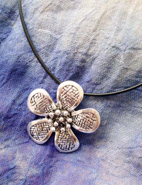 项饰品首饰 女云南民族风锁骨链项圈特色花吊坠xl006