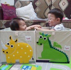 特大小号宝宝玩具布艺收纳箱 儿童整理箱 可折叠储物箱卡通收纳盒