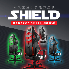 DXRacer LED座椅 时尚电脑椅子家用人体工学电竞椅游戏椅转椅