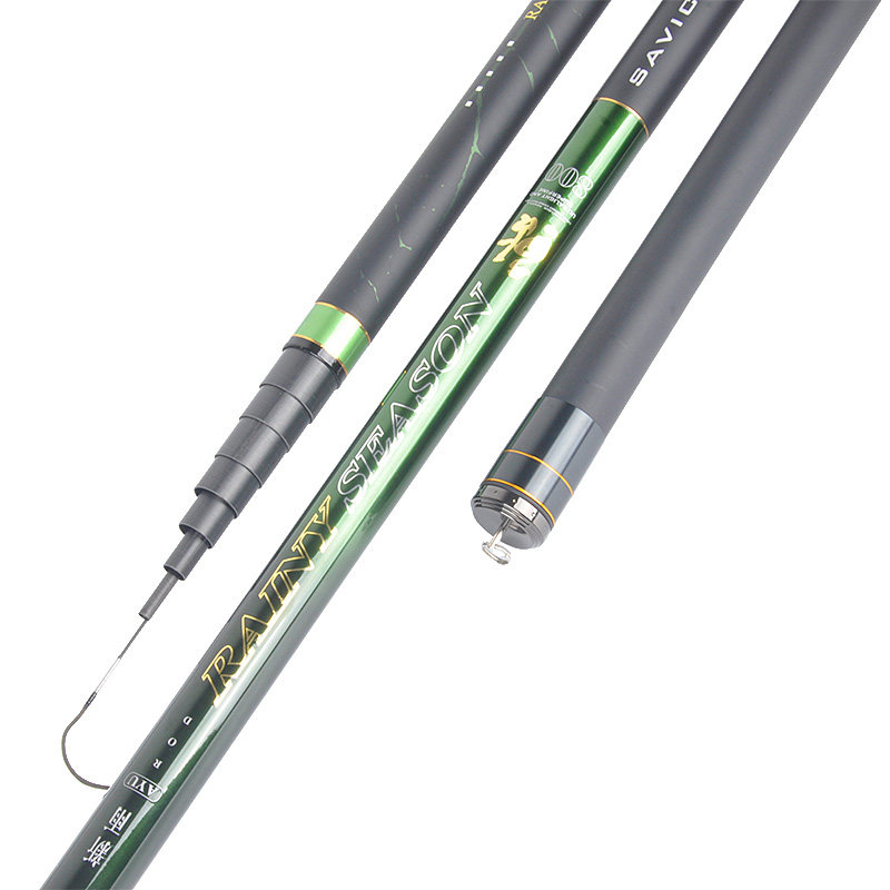 东美新雨鲇超硬超轻鲇竿碳素超长节8 9 10 11 12米鱼竿超长手竿