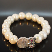 Mu-Mu-secret OWL bracelet faux pearls Korean fashion jewelry accessories female Japanese and Korean sweet jewelry