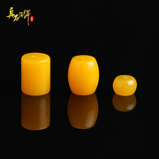 Stone-interpretation of the barrel beeswax colour resin beads beads DIY insulation Xingyue vajra Bodhi accessory barrel bead accessories