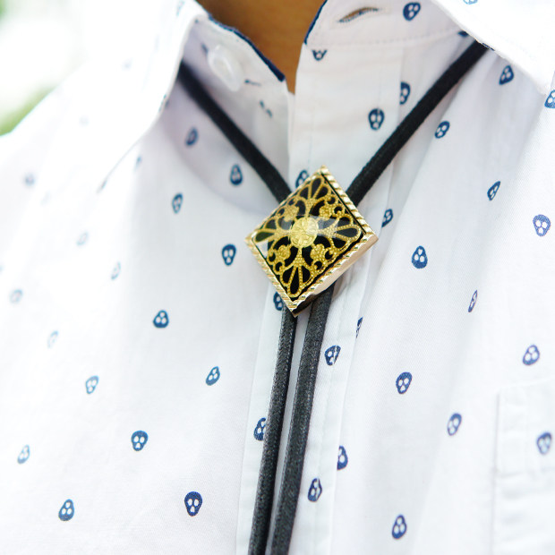 波洛领带 配件_卡卡西男士领结领带波洛领绳 服装配饰衬衫配件 百搭