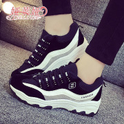 Fall 2015 new Korean fashion casual sneaker wave women's shoe laces of students running shoes women shoes