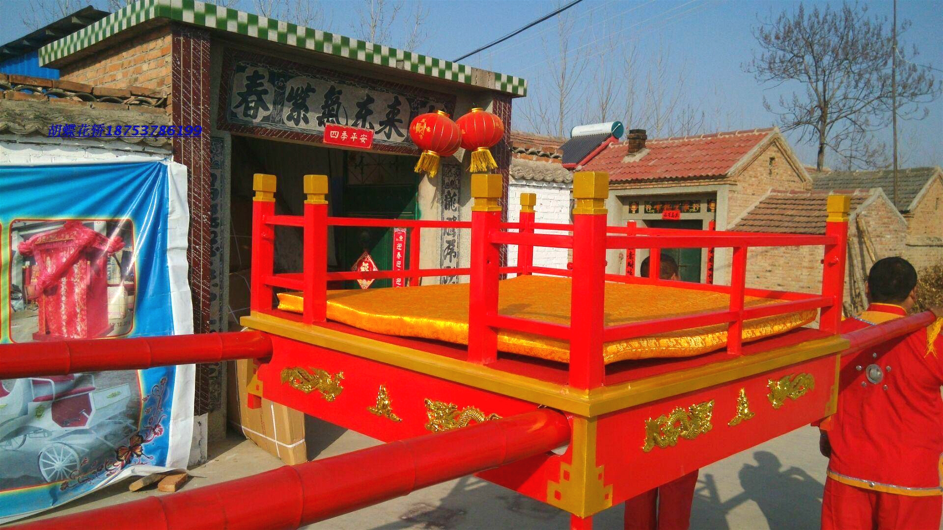 汉式凤撵步撵花轿步辇汉唐婚庆道具中式婚礼唐式轿子龙椅汉服唐装