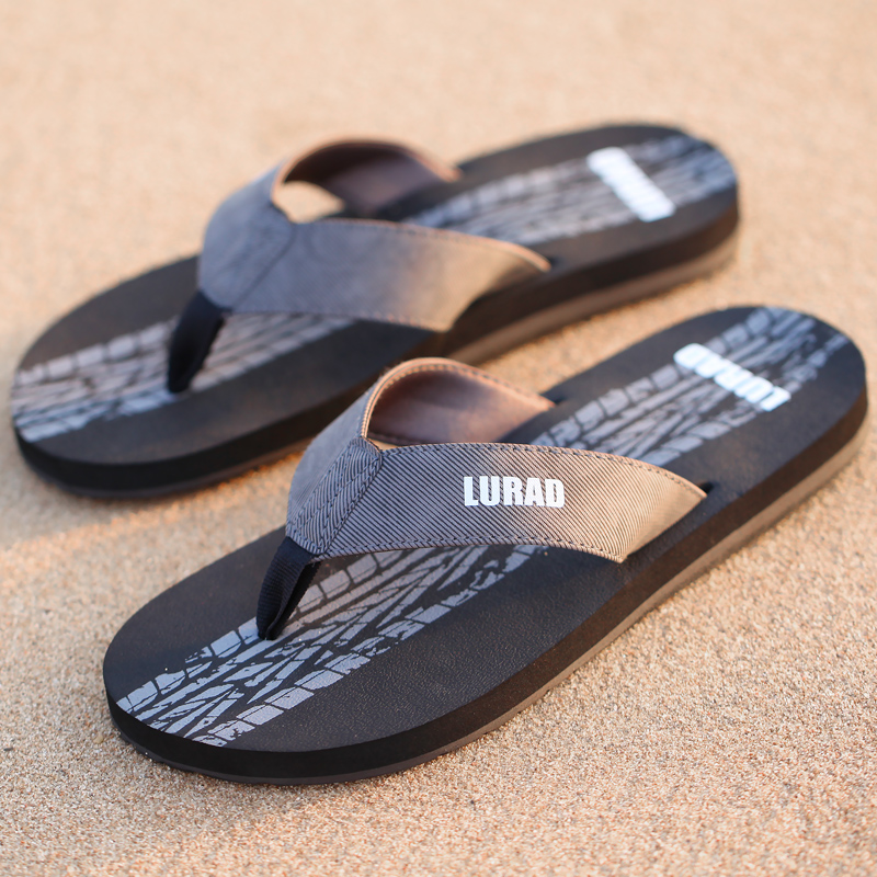 路拉迪輪胎底男士人字拖鞋夏季透氣學生涼拖夾腳防滑沙灘涼鞋潮流