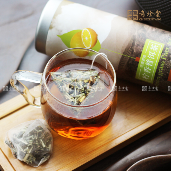 奇珍堂 柠香普洱茶60g罐装柠檬干桂花茶精选新茶袋泡茶产品展示图1