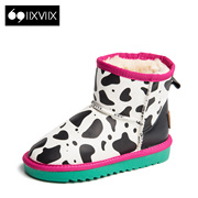 IIXVIIX2015 winter snow boots in the new colour matching fun shoes with low heels and comfortable shoes for SN54130784