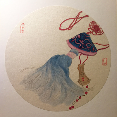 宋栩栩《羌族香囊》中国美院研究生,获奖作品