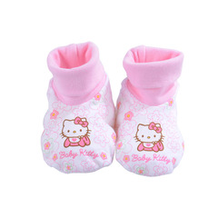 HELLO KITTY 正品原装进口婴儿纯棉护脚套 纯棉护手套