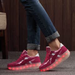 MI Ka fall 2015 designer shoes LED light emitting shoe shining shoes USB rechargeable light shoes shook shoes women's shoes