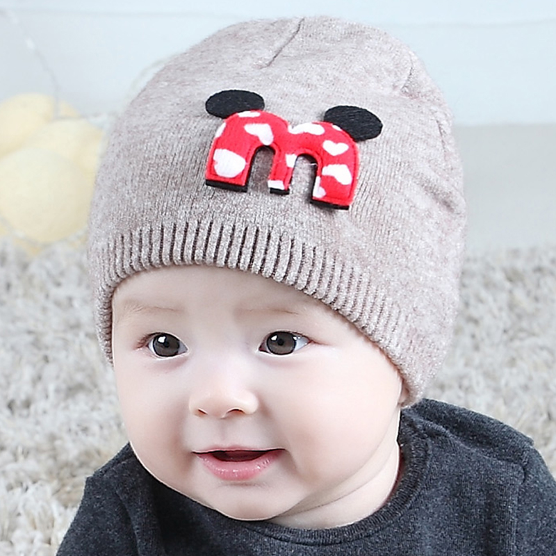 宝宝毛线帽秋冬0-3-6-12个月男女童新生儿胎帽针织套头帽婴儿帽子产品展示图3