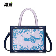 Bathe fish 2015 new printing original trend for fall/winter fashion women bag laptop shoulder bag Messenger bag