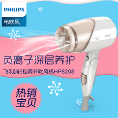 Philips/飞利浦吹风机HP8203 家用大功率恒温负离子冷热电吹风筒