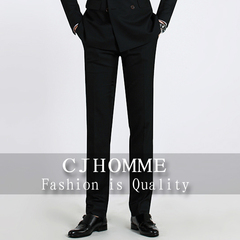 CJHOMME原创设计韩版修身西服长裤新郎伴郎英伦风正装西裤长裤113