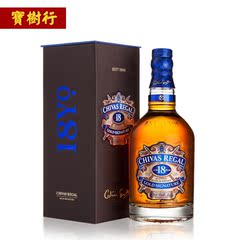 宝树行 芝华士18年700mL 苏格兰调配型威士忌英国进口洋酒