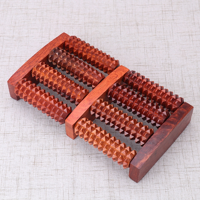 苏木坊实木手工制作家用足底按摩器脚动非电动脚踩式滚动揉捏点穴