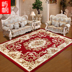 欧式地毯客厅卧室茶几垫床边满铺美式中式现代复古奢华立体雕花