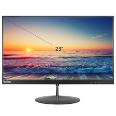 联想（ThinkVision）X23 23英寸硬屏窄边广色域LED背光液晶显示器